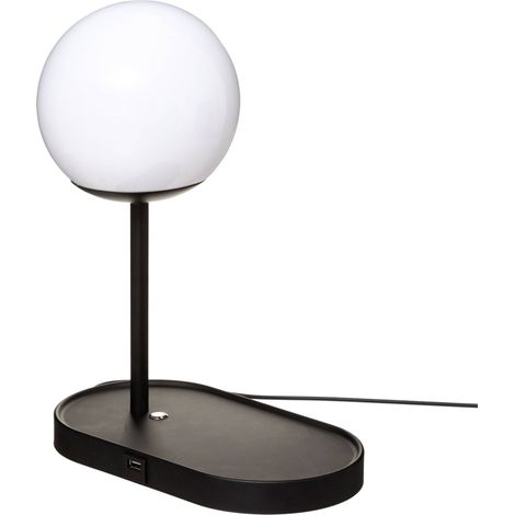 Tischlampe COLORS, USB-aufladbar, schwarz
