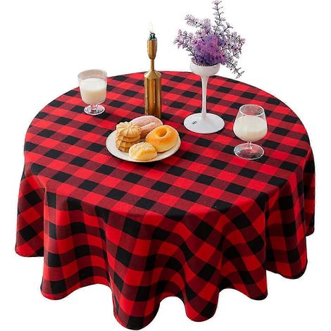 Nappe ronde de 100 cm pour table de fête, mariage ou salle à manger, idéale pour les réceptions et les mariages. (1/5)