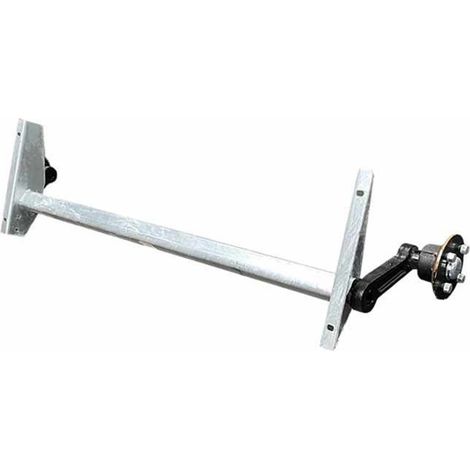 Essieu de remorque 750KG non freiné – Moyeux 4 trous 130mm – EAB 1360mm – Voie 1680mm – Entraxe platine 300mm – Lider (1/3)