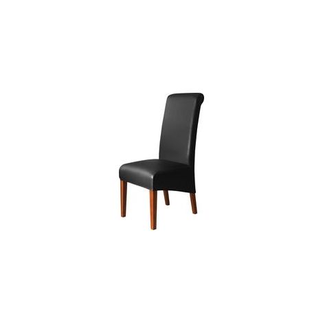 Lot de 2 Housses de Chaise Simili Cuir Imperméable Elégant Couverture de Chaise Extensible Dos Haut Salle à Manger Banquet Mariage Fête Noël Restaurant Hôtel (1/5)