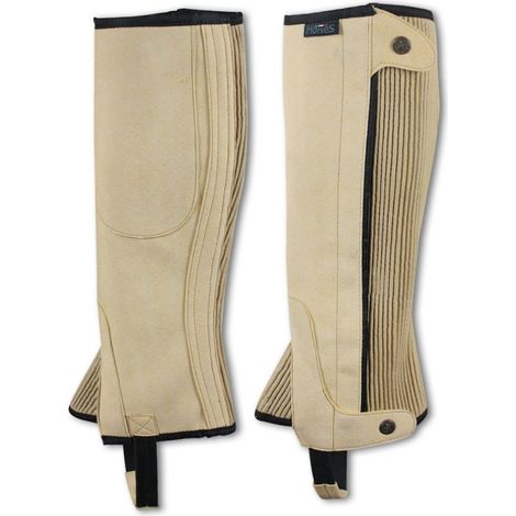 XL, nero: Ghette unisex adulto per equitazione in alcantara (1/5)