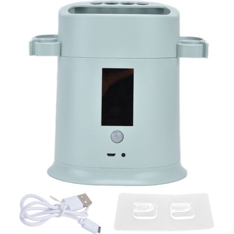 Ventilateur de bureau compact 4 vitesses silencieux portable mini ventilateur privé pour maison bureau voiture voyage extérieur durable (1/5)