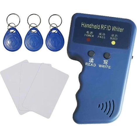 125-kHz-Kartenleser/-schreiber für ID, HID und AWID, tragbarer RFID-Kopierer mit 3 Schlüsselanhängern T5577 (1/5)