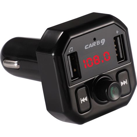 Autoradio MP3 Bluetooth neuf, compatible ABS, avec prise allume-cigare, B9 Bluetooth - Noir (1/3)