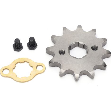 Pignon Moteur Avant 17mm 30mm Acier Alliage 12 Dents pour Chaîne 530 avec Accessoire de Fixation (1/5)