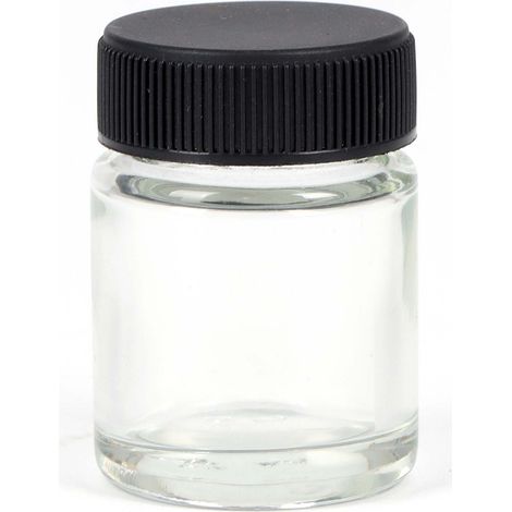 Recipiente depósito de cristal para pintura capacidad 22 ml con tapa para aerógrafo Tipo 1 (1/5)