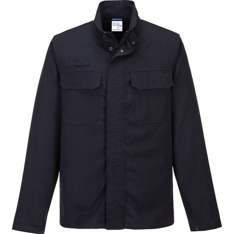 Giacca Fr Metallo Fuso Colore: Blu Navy Taglia S - Portwest
