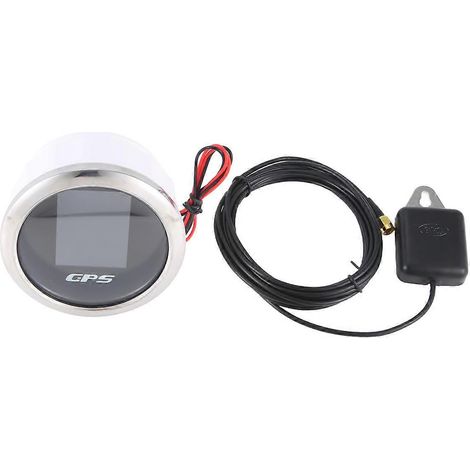Compteur kilométrique avec antenne GPS pour voiture, bateau et moto (1/4)