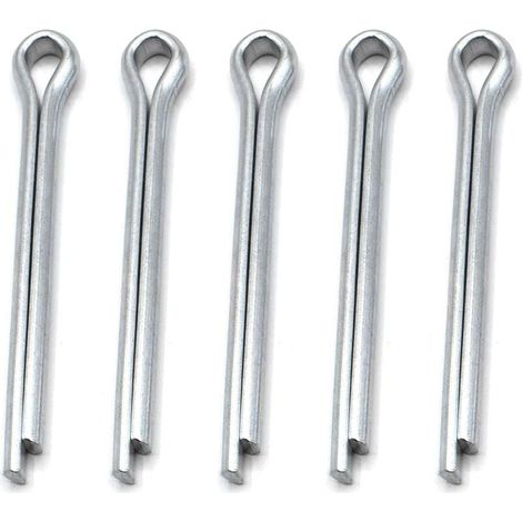 Goupilles fendues de sécurité Goupilles fendues de sécurité Goupille fendue galvanisée 4mm x 36mm [10 pcs] (1/4)