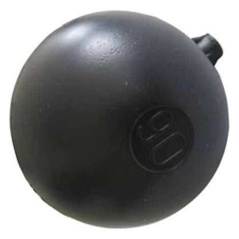Idrocasa Galleggiante Plastica Sfera Nero Diametro 90mm per Acqua (1/2)