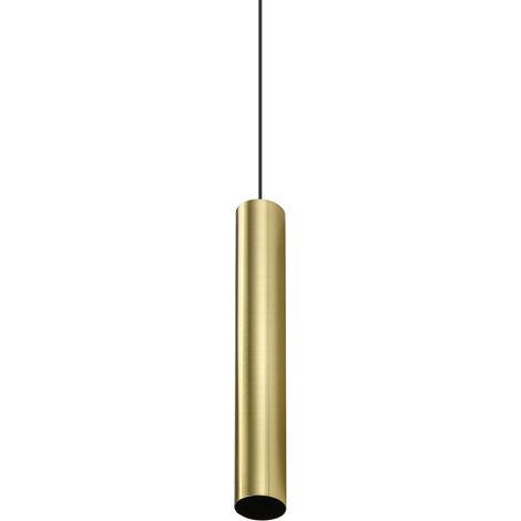 Ideal Lux LOOK Suspension ultra-mince en laiton de 25 cm, 1 ampoule GU10 (1/2)