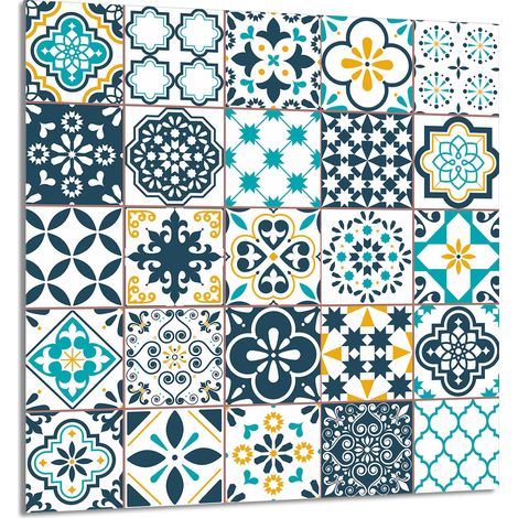 GLASPLATTE FÜR KÜCHE 60x65 Mosaik