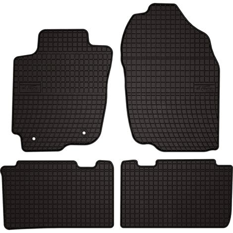 Alfombrillas de goma para Toyota RAV4 IV SUV (no híbrido) (2013-2019) - negras, ajustadas (1/5)