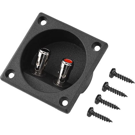 Boîtier de borne haut-parleur à ressort push, connecteur de câble à borne de type 2 pour composants acoustiques (1/5)