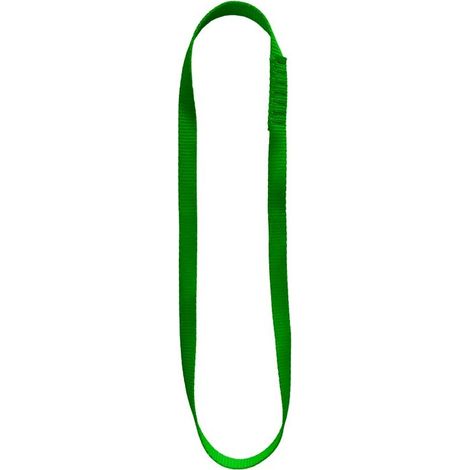 Cinta para punto de anclaje longitud 1m ancho 21 cm PAT 900 Poliéster 25 kN EN 795 - Verde