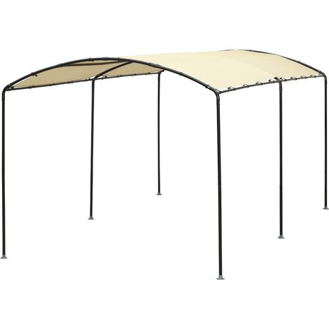 Shelter Logic Carport Unterstand, sand, 270 x 490 x 240 cm (L x B x H)