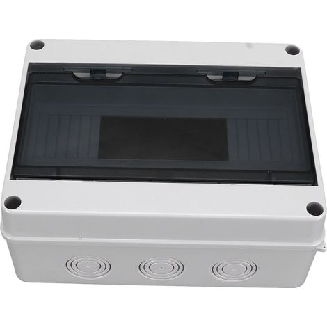 Boîte de dérivation étanche IP65 12 voies, coffret électrique en plastique pour disjoncteur, boîtier de jonction extérieur (1/5)