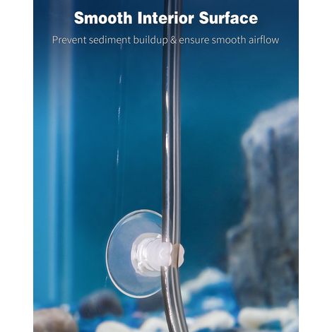 Tuyau d'Air en PVC Souple pour Aquarium et Bassin Diamètre 4/6 mm Longueur 8 m Résistant aux Plis pour Pompe à Air Diffuseur et Système CO2