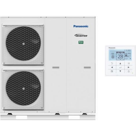 Wärmepumpe Monoblock Panasonic AQUAREA T-CAP 12 kW WH-MXC12J6E5 R-32 Wi-Fi Optional A++/A++ mit Steuerung Inklusive