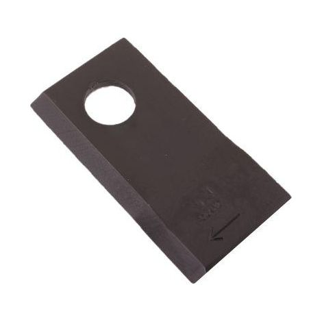 Cuchilla derecha para cortacésped, 94x50x4 mm, orificio 19, aplicación 58031192 BCS Waryński (se vende en paquetes de 25 unidades). (1/2)