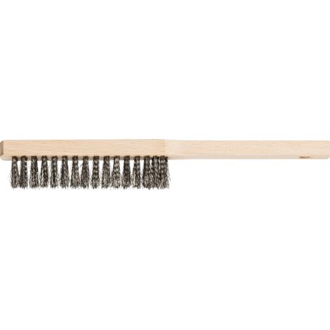 PFERD TOOLS Handbürste für Feinmechaniker HBFM 4reihig Edelstahl-Draht-Ø0,15 mm 10 Stk (1/5)