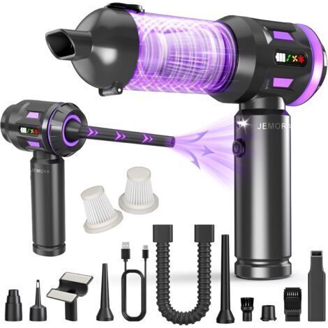 Aspirateur à Main Sans Fil 4 En 1 22000 Pa - Mini Aspirateur Voiture Puissant Moteur Sans Balais Noir Aspirateur à Main Sans Fil 4 En 1 22000 Pa - Mini Aspirateur Voiture Puissant Moteur Sans Balais Noir