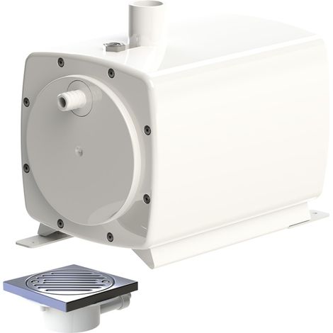 Douche à l’italienne SANIFLOOR – Pompe 30L/min – Bonde 32mm – Installation sans gros travaux – Pour espaces confinés – Sfa Sanibroy