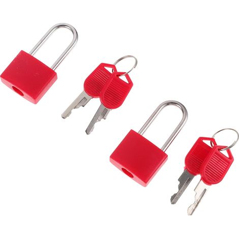 de 2 cadenas cl pour bagages petits cadenas pour mini (1/5)