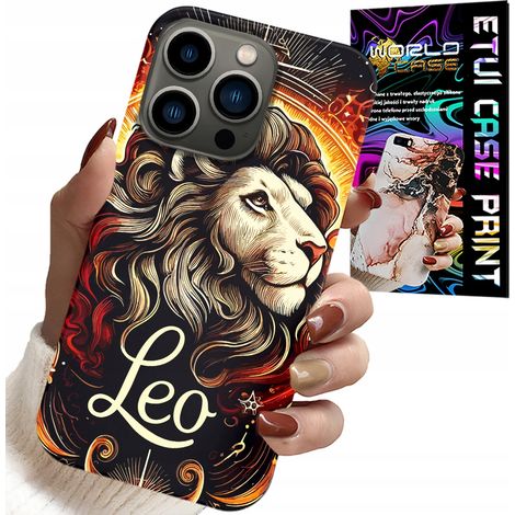 Funda para iPhone 16 PRO MAX - LEO, signo zodiacal astrológico, funda + cristal (1/5)