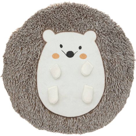 Coussin rond hérisson D30cm - Atmosphera créateur d'intérieur (1/3)