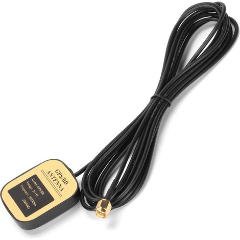 Antenne GPS/GLONASS Active avec Connecteur SMA, Étanche IP67 et Haute Précision pour Navigation Véhicule