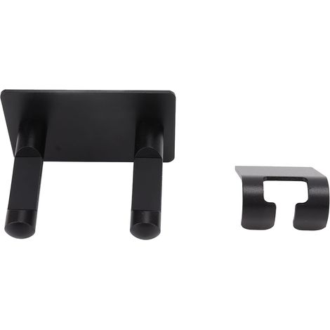 Support mural pour sèche-cheveux, étagère de rangement étanche en aluminium, porte-sèche-cheveux avec installation sans perçage (1/5)