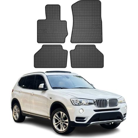 OMAC Tapis de Sol Compatible avec BMW X3 F25 2010-2017 Noir en Caoutchouc (1/5)