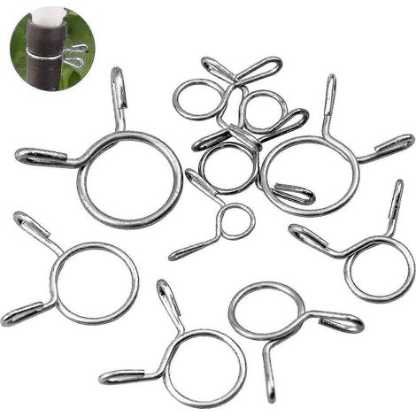 Ensemble de 100 pinces à ressort pour circlips à simple spire, colliers de serrage universels pour tuyaux. (1/5)
