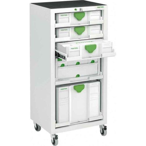 Festool 491922 SYS-PORT 1000/2 Storage System Systainer Port - 5 Drawers