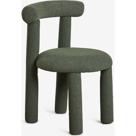 Pack de 4 sillas de comedor tapizadas en tela bouclé Gia SKLUM (1/5)