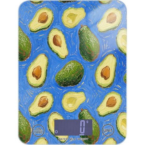 Balance portable pour nourriture, 5 kg/5 g, avocat, fruits, art (1/5)