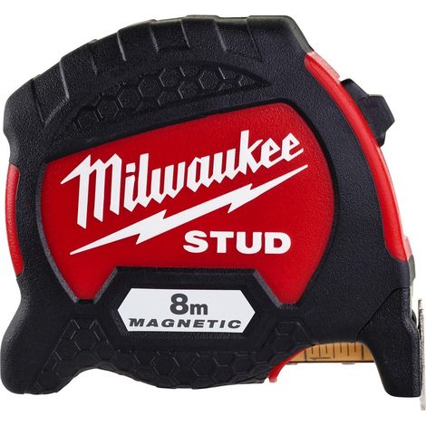 FLEXOMETRO STUD MAGNETICO 8MT X 33MM REF.4932471627 MILWAUKEE (1/4)