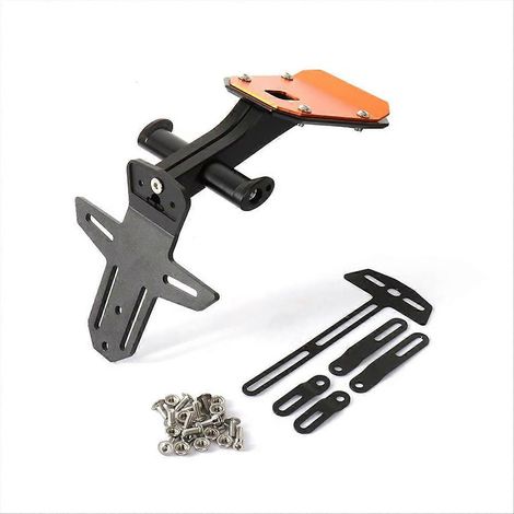 Support de plaque d'immatriculation pour moto avec suppression du support de queue. (1/5)