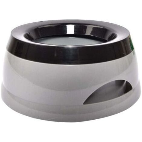 Distributeur d'eau pour Chien Antidérapant Bol d'eau pour Chien Anti Débordement de Flottabilité, Gamelles de Voyage Amovible Gamelle à Eau pour Animal Domestique Gris (1/4)