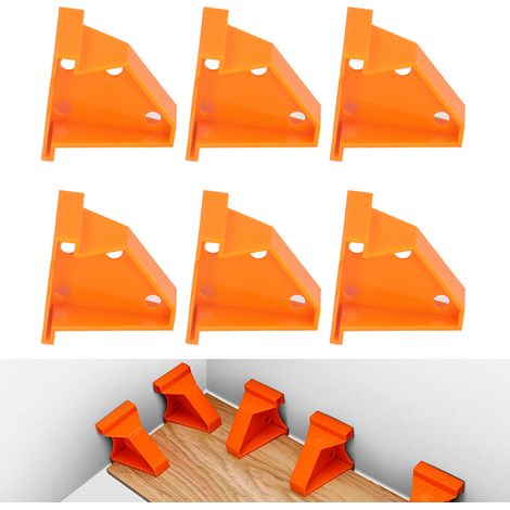 Ensemble de 20 pièces de patins d'installation de revêtement de sol, outils pour planchers de bois stratifié, compatibles avec les lames de vinyle, le bois franc et la pose de planchers flottants, etc (1/5)