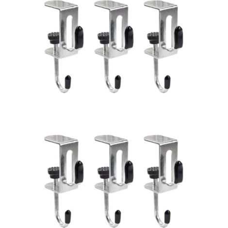 Set of 6 space-saving rotating hangers for school bags and (1/5)