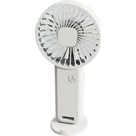 Mini ventilateur portable avec support, ventilateur de bureau rechargeable par USB () (1/5)