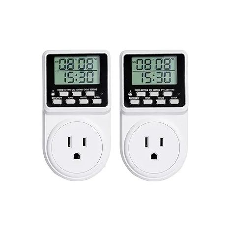 Prise wattmètre avec mesure de consommation type E, compteur électrique numérique pour surveiller puissance, tension, courant et énergie des appareils domestiques (1/3)