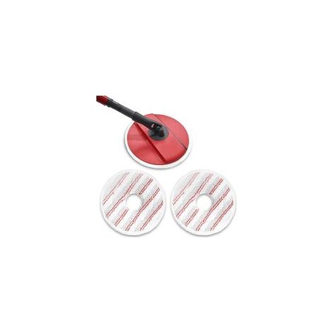 2 Pièces Recharge de Serpillere en Microfibres pour Vileda Spin and Clean Mop, ête de Serpillière de Remplacement Lavables et Réutilisables pour Nettoyer les Sols Serpillere pour Vileda (1/3)