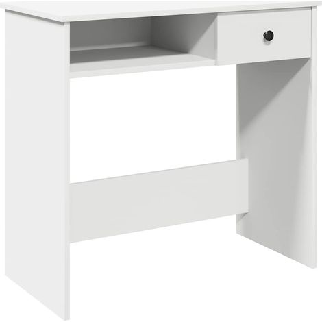 Maison Exclusive - Scrivania Bianca 80x40x75 cm in Legno Multistrato