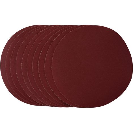 Disques abrasifs 56371 grain 320 auto-agrippants (paquet de 10) 180 mm (1/5)