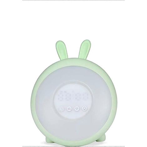 Réveil numérique LED avec interrupteur à 7 couleurs, veilleuse pour enfants, simule le lever/coucher du soleil, fonction snooze, convient aux chambres d'enfants et d'adultes. (1/5)