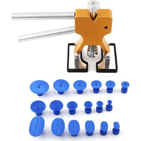 Kit de réparation de bosses, lève-personne en aluminium de différentes tailles, forte dureté, extracteur de panneau de carrosserie robuste pour machine à laver de réfrigérateur de voiture (1/5)