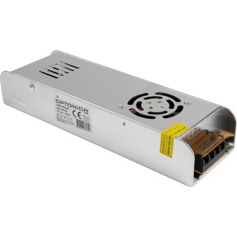 Slim 360W LED Alimentatore - 12V 30A - Metallo compatto - Optonica